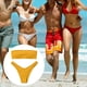 thumbnail image 5 of Soidarity Traje de baño elástico de piezas para mujer, ropa de playa sencilla, ropa de baño de ocio para vacaciones de verano Traje de baño Naranja Soidarity OD021141-04B, 5 of 6