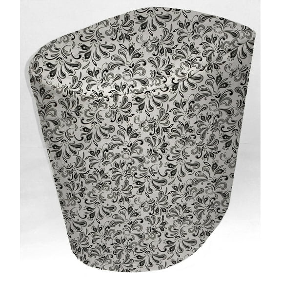 Paisley Food Processor Cover by Penny's Needful Things (Small, Black & Gray)