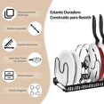 thumbnail image 3 of Organizador de Sartenes y Ollas Extensible, Estante de Cocina Ajustable 30-58cm con 10 Compartimentos, Soporte para Tapas, Platos y Tablas, Ahorra Espacio en Armarios y Encimeras, Negro, 3 of 4