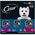 thumbnail image 3 of Cesar Filets In Gravy Variety Pack Wet Dog Food For Adult Dogs, 3.5 Oz Tray (24 Pack), 3 of 12