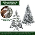 thumbnail image 4 of Árbol de Navidad Casafield Realista 2.3 m con Revestimiento de Nieve, 4 of 7