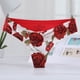 thumbnail image 2 of Ropa interior Sexy de encaje para mujer, bragas transparentes superfinas, tangas huecas más grandes, lote de 1 unidad, dzk09, 2 of 4