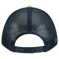 thumbnail image 4 of Men's New Era  Neon Green Seattle Seahawks  Linear A-Frame 9FORTY Adjustable Hat, 4 of 5