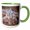 Green/White, variant on 3drose, Baby Swans., 11oz Mug