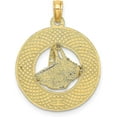 thumbnail image 3 of 14K Yellow Gold CHARLESTON w/Sweetgrass Basket Charm - 25mm, 3 of 6