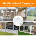 thumbnail image 2 of 4 ft. x 6 ft. Clear Tarp Heavy Duty Waterproof with Eyelets for Camping, Patio Pergola Garden Canopy Rainproof, 2 of 5