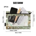 thumbnail image 3 of 2 Pack Flip Folders with Clear PVC Window Binder Pouches 3-Ring Binder Organizer for Office & Home Cute Chickens Illustration, 3 of 6
