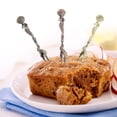 thumbnail image 3 of Estilo europeo para cenas y fiestas elegantes, regalo perfecto para los amantes de los postres, juego de 3 tenedores de fruta tallados en bronce con diseño de concha, 3 of 8