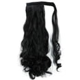 thumbnail image 3 of SAYFUT 18" 24" Long Straight/Curly Wrap Around Ponytail Hair Extensions, 3 of 3