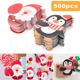 thumbnail image 2 of 500/25x Tarjetas de papel con forma de piruleta de Navidad Paquete de regalos de dulces de Papá Noel Paquete de regalo de piruleta de dibujos animados DIY Decoración de fiesta de Año Nuevo, 2 of 5