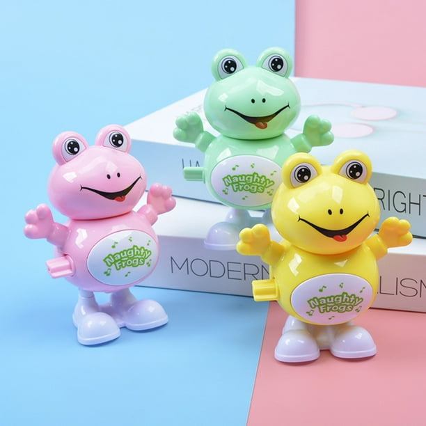 Lubelski Wind up Toys Retotable Eco-friendly Plastic Wind Up Frog Toys for  Kids