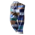 thumbnail image 3 of Clearance! Hontri Men's Pants Men's Summer Beach Drawstring Elastic Waist Pattern Color Block Geometric Pattern Breathable Soft Holiday Fashion Micro Elastic Pants Blue,3Xl, 3 of 4