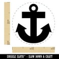 thumbnail image 2 of Boat Anchor Nautical Self-Inking Rubber Stamp Ink Stamper - Orange Ink - Mini 1/2 Inch, 2 of 7