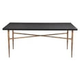 thumbnail image 6 of ZUO Nida Dining Table Black & Bronze, 6 of 7