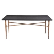 ZUO Nida Dining Table Black & Bronze