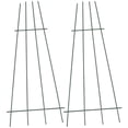 thumbnail image 4 of LEORX 2Pcs Stable Iron Garden Trellis Dark Green Plant Climbing Stand for Home Use, 4 of 8
