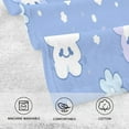 thumbnail image 3 of Happy Cloud and FlowerBath Towel 100% Cotton Soft Thick High Absorbency Hand Face Towel Single Pack 16x28in, 3 of 7