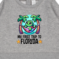thumbnail image 3 of Inktastic First Trip to Florida Funny Beach Baby Sweatshirt, 3 of 4