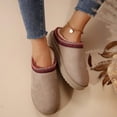 thumbnail image 6 of Women's Soft Warm Cotton Slippers - Indoor & Outdoor Use - Rubber Sole for Comfort and Durability, 6 of 10