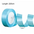 thumbnail image 2 of Grofry 1 Roll 0.98" Wide 25 Yards Satin Craft Ribbon，Bright Color Gift Wrapping Ribbon Bouquets Hair Ties Greeting Cards Wedding Decor, 2 of 8