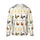 thumbnail image 1 of Fotbe Funny Chicken Chaqueta con Protección Solar UPF 50+ para Hombre y Mujer, Camisa con Capucha y Bolsillos-Large, 1 of 7