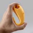 thumbnail image 3 of Tope de puerta estilo ballena de goma suave de 2 piezas, amarillo + verde, 3 of 5