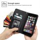 thumbnail image 4 of Funda tipo cartera para iPhone 6 Plus y 6s Plus con cordón y tarjetero de piel sintética, 4 of 5