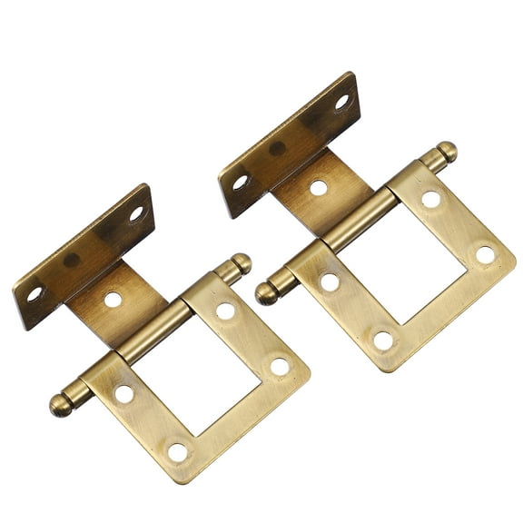 2 Pcs Inset Cabinet Hinges for Doors Easy Installation Sturdy