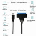 thumbnail image 5 of Rollbacks & More USB Cable 3 to 3.0 Adapter Support 2.5 Inches Ssd Hdd Hard Drive, 5 of 9
