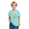 thumbnail image 3 of RXIRUCGD 2025 Vêtements d'Été pour Enfants T-shirt Imprimé Mode Mignon Col Rond Manches Courtes, 3 of 5