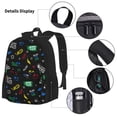 thumbnail image 3 of Fotbe Gamepads Set Escolar 3 en 1 para Niños - Mochila Duradera con Lonchera Aislante y Estuche para Lápices - Mochila Escolar para Niños y Niñas, 3 of 7