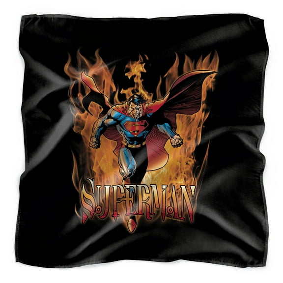 Superman Through the Fire Bandana (21 in x 21 in)