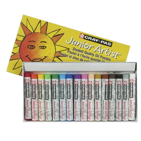 Cray-Pas Oil Pastel 16-Color Set (Best Fixative For Pastels)