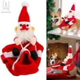 thumbnail image 3 of GustaveDesign Christmas Dog Costume, Funny Pet Santa Claus Rider Horse Designed Dogs Cats Outfit Winter Clothes Xmas Coats "S Size", 3 of 8
