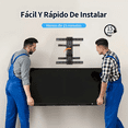 thumbnail image 3 of Soporte Pared Tv Para Pantalla Para 40'' 55'' 65'' 75'' 80'' Pulgadas De Television Belug, Negro, 3 of 5
