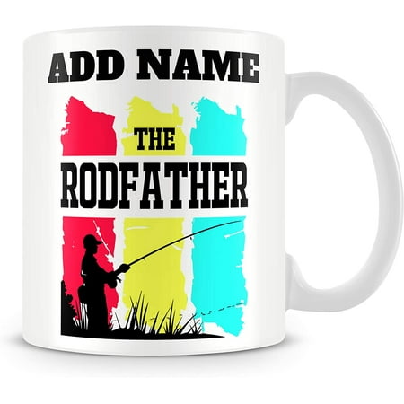 

Fishing Mug Personalised Gift - The Rodfather