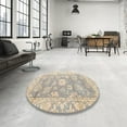 thumbnail image 3 of Ahgly Company Indoor Rectangle Abstract Camel Brown Abstract Area Rugs, 2' x 5', 3 of 6