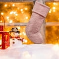 thumbnail image 4 of 18-Inch Rustic Christmas Stockings – Thick Plush Christmas Stockings, Merry Christmas Home Decor, Winter Gifts, Xmas Party Decorations, Holiday Stockings for Fireplace, 4 of 6