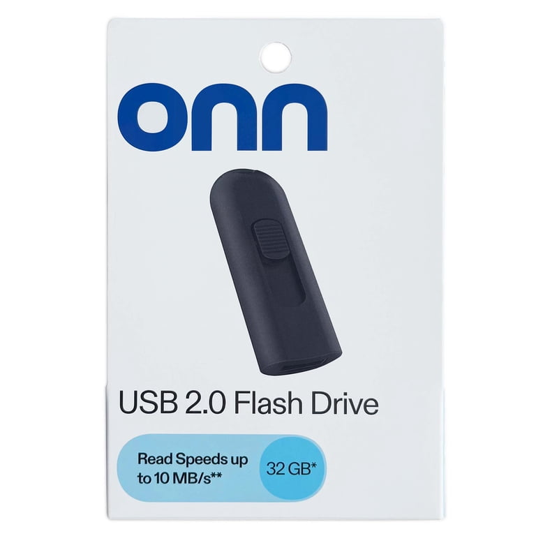 USB 320GBハイスピード2.0 Onn+ 32GB USB 2.0 Flash Drive for PC and Mac, Portable Storage
