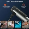 thumbnail image 6 of 2Pcs Led Rechargeable Flashlight Clip Light Penlight Pocket Portable Pen Torch, 6 of 6