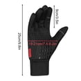 thumbnail image 3 of TIMIFIS Gants d'Hiver Gants de Course en Plein Air Gants de Cyclisme Écran Tactile Gants d'Hiver pour Hommes Doublures de Gants Gants de Randonnée Gants Chauds par Temps Froid Gants de Neige Gants de Moto, 3 of 6