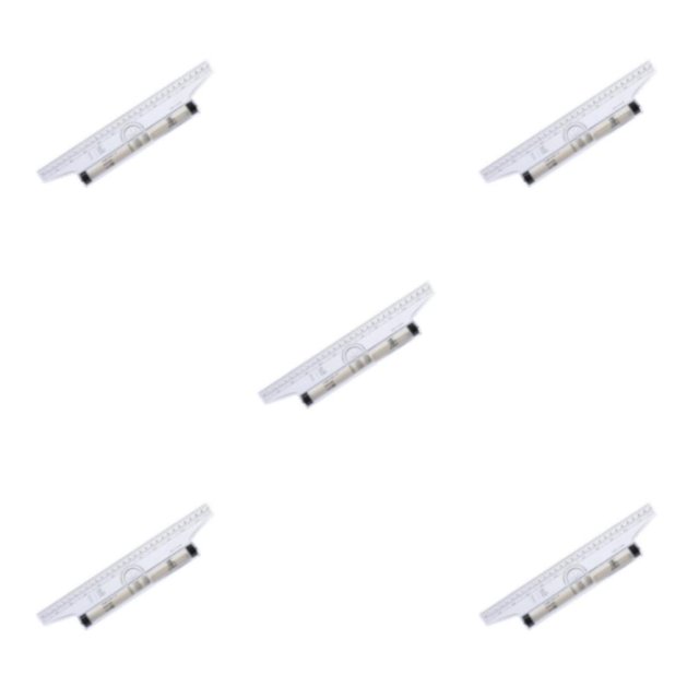 Youkk Rolling Parallel Ruler Universal Angle Parallels Scroll Lightweight Drawing Measuring Protractor Circular Template 30cm 5Set