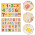 thumbnail image 3 of Shisuyan Number Block Toys Wooden Number Puzzle Assorted Color 2 Sets 11.79X8.72X0.47In, 3 of 8
