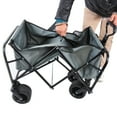 thumbnail image 4 of Collapsible Wagon Cart,Dfito Garden Shopping Cart, Beach Wagon with Portable Folding Wagon Adjustable Handles,Grey, 4 of 9