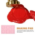 thumbnail image 5 of Pink Silicone Wax Sealing Mold Mat for DIY Invitation Cards and Greeting Wax Seals, 5 of 8