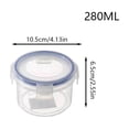 thumbnail image 3 of Storage Container for Home Organization Round Canister with Thickened Lid and Fresh Keeping Design for Kitchen and Living Spaces, 3 of 7