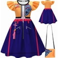 thumbnail image 1 of KAWELL Vestido de cantante pop para niñas Hunters Disfraz para niños Halloween, talla 4t, 1 of 5