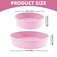 thumbnail image 3 of 1 Pack 7.87" Round Silicone Cake Pans,Round Nonstick Silicone Cake Molds,Round Cake Pan,Nonstick Baking Pans - Silicone Molds For Baking,Quick Release For Layer,Cheese,Rainbow And Chiffon Cakes, 3 of 7
