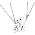 thumbnail image 1 of PinesC Mother Daughter Gifts Necklace for Women Mom Daughters Birthday Mothers Day Gift Necklaces for 2 PCS Matching Heart Pendant Mother Daughter Necklace Set for 2, 1 of 5