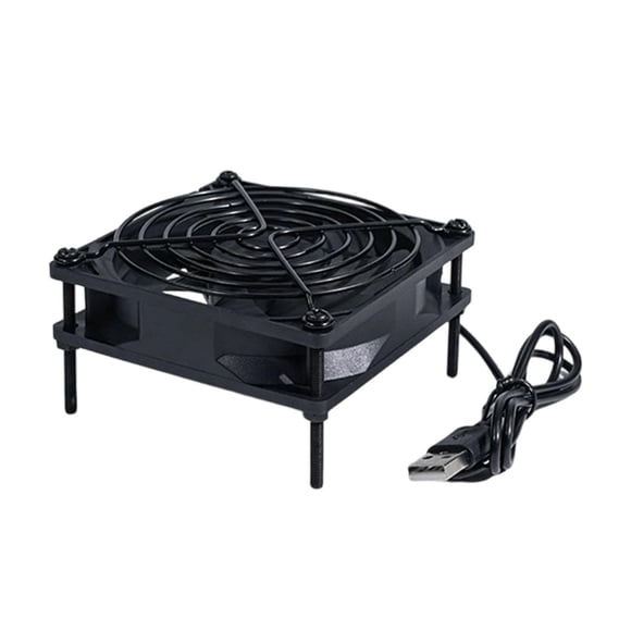 Ventilador USB para PC de 5 V, disipador de calor, ventilación, pequeño ventilador electrónico silencioso para servidores, invernaderos, portátiles, 9 cm